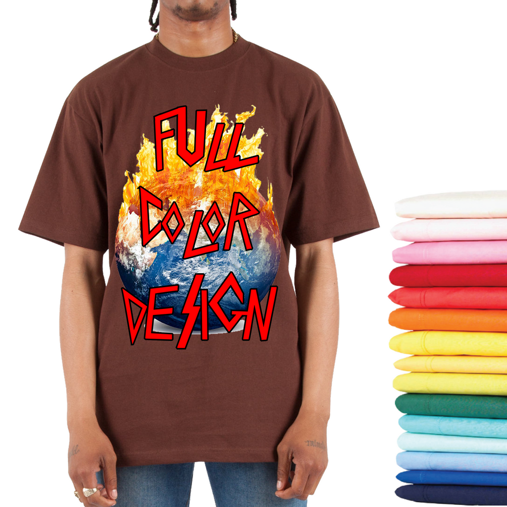 Full color t shirt printing best sale