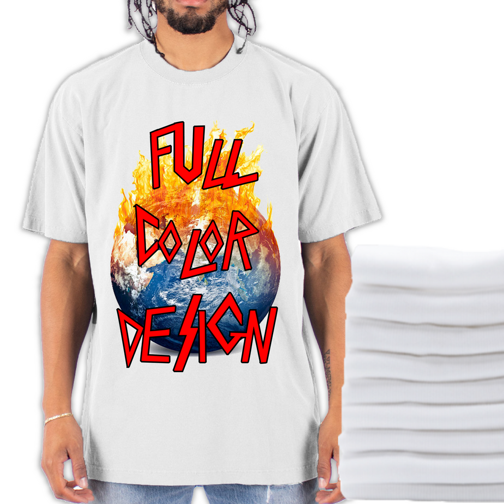 24 Full Color Oversized DTG T Shirts
