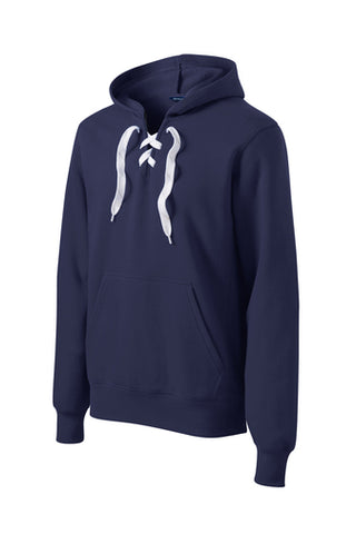 Lace-Up  Hoodie